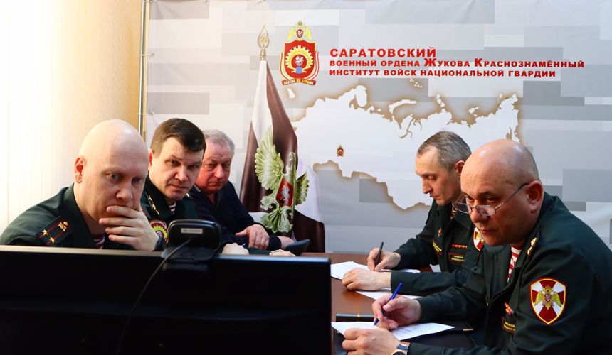 24 марта в 2022 года личный состав военного института принял участие в круглом столе