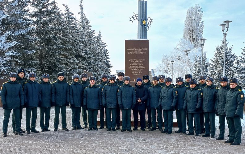 29 января 2023 года курсанты военного института посетили музей