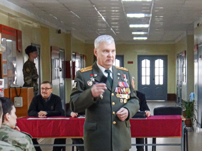 16 февраля 2023 года в военном институте проведен тематический вечер