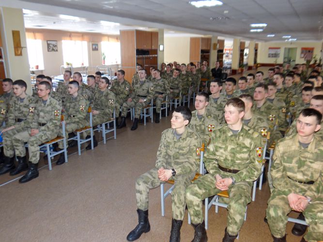 16 февраля 2023 года в военном институте проведен тематический вечер