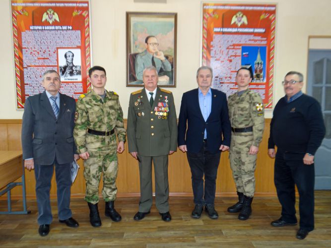 16 февраля 2023 года в военном институте проведен тематический вечер