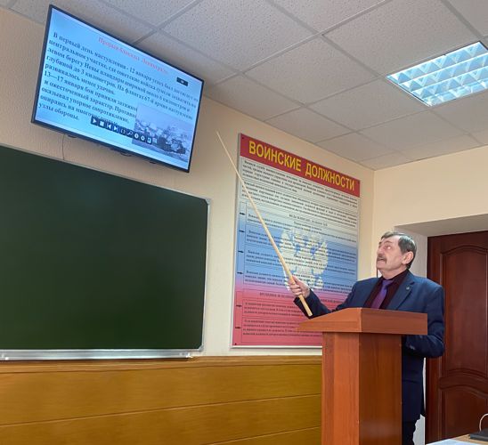 31 января 2023 года в военном институте проведен межкафедральный круглый стол