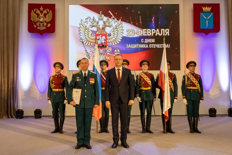 22 февраля 2023 года губернатор Саратовской области наградил военнослужащих военного института