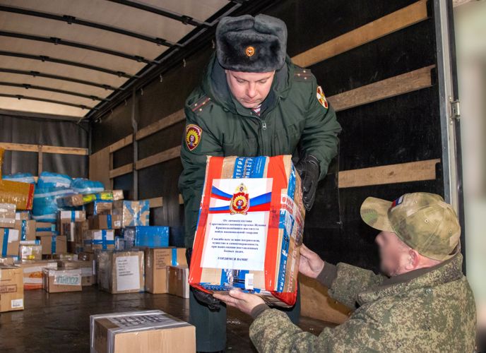 22 февраля 2023 года Саратовский военный институт оказал поддержку бойцам СВО