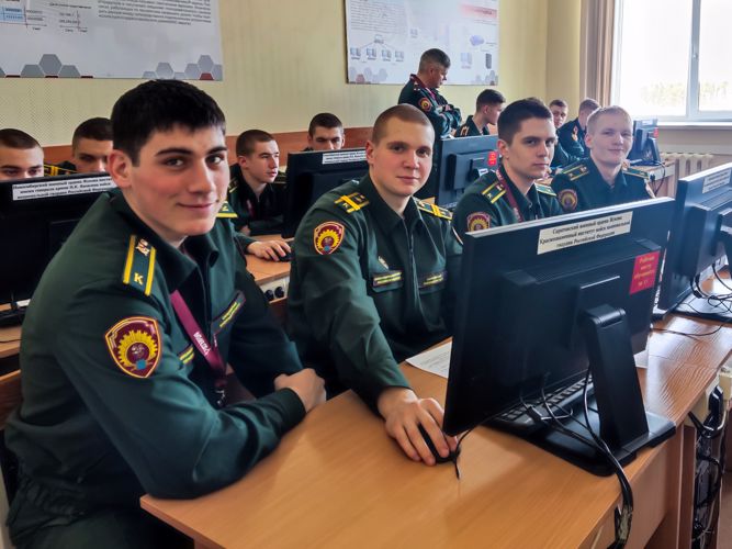 23 марта 2023 года военнослужащие военного института приняли участие в первой Всероссийской ИТ-олимпиады Росгвардии