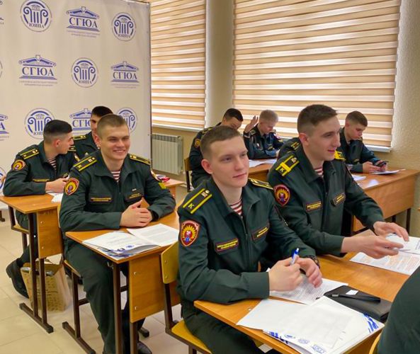 31 марта 2023 года курсанты военного института приняли участие в научно-практической конференции