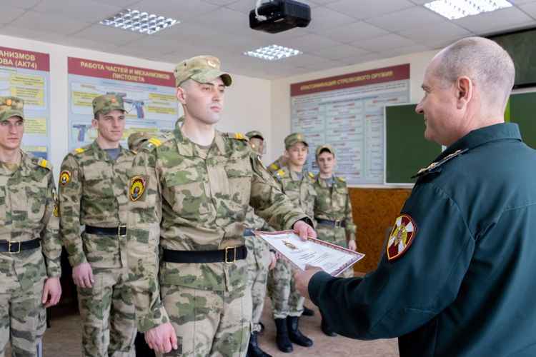 26 марта 2023 года в военном институте проведено лично-командное первенство по огневой подготовке