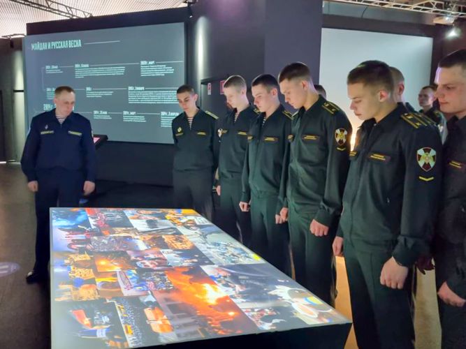 9 апреля 2023 года курсанты военного института посетили музей