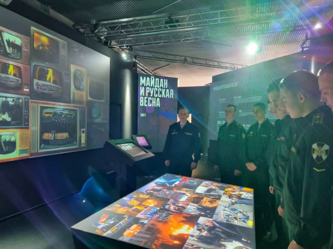 9 апреля 2023 года курсанты военного института посетили музей