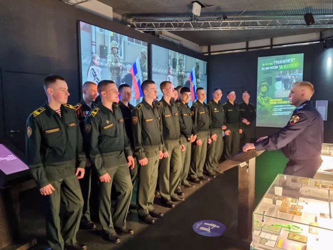 9 апреля 2023 года курсанты военного института посетили музей