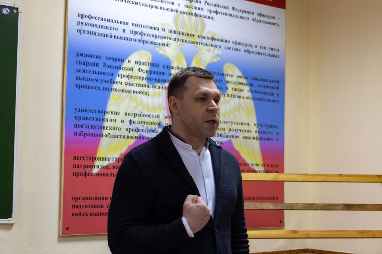 14 апреля 2023 года в военном институте проведено военно-политическое информирование для постоянного состава