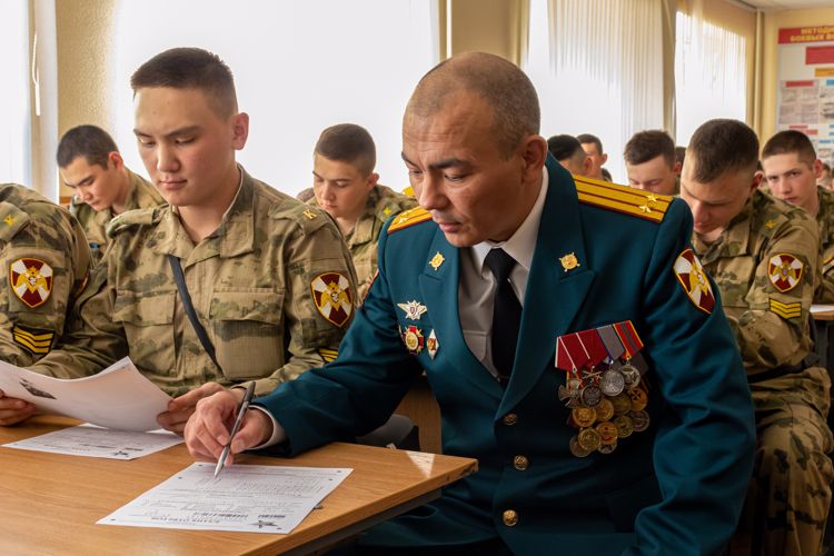 27 апреля 2022 года в военном институте состоялась всероссийская акция диктант победы