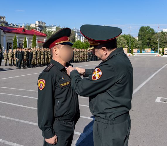 15 мая 2023 года военнослужащим военного института вручены государственные награды