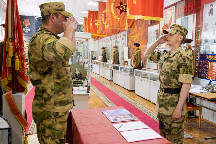 26 мая 2023 года в военном институте состоялся ритуал приведение к Военной присяге военнослужащих проходящих военную службу по контракту
