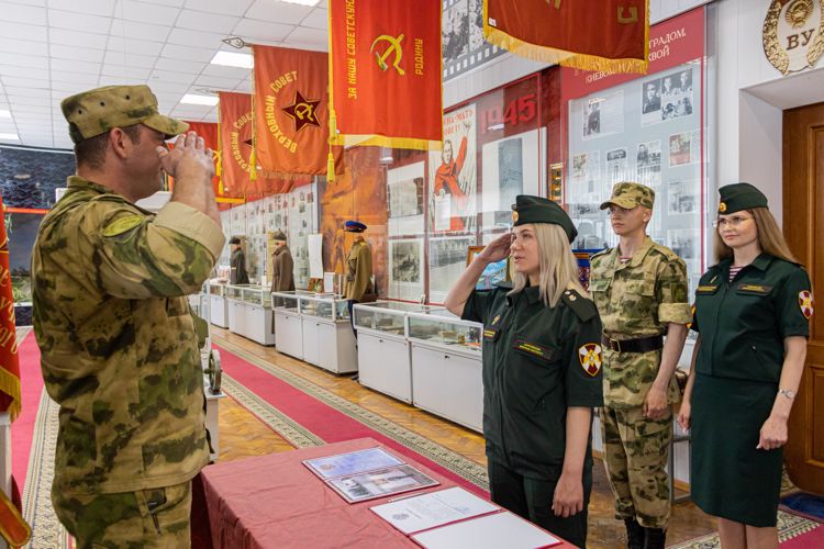 26 мая 2023 года в военном институте состоялся ритуал приведение к Военной присяге военнослужащих проходящих военную службу по контракту