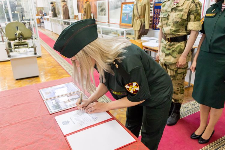 26 мая 2023 года в военном институте состоялся ритуал приведение к Военной присяге военнослужащих проходящих военную службу по контракту