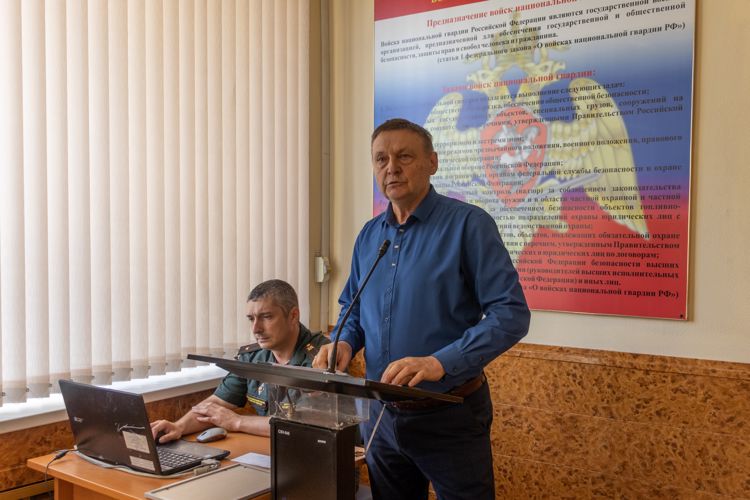 9 июня 2023 года в военном институте проведено военно-политическое информирование для постоянного состава