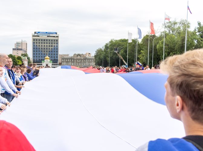 12 июня 2023 года военнослужащие военного института приняли участие в праздничном концерте