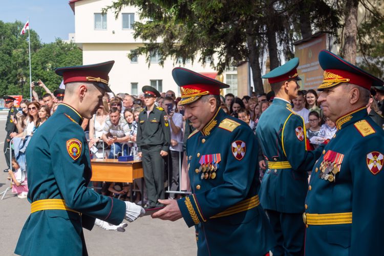 17 июня 2023 года в военном институте состоялся выпуск молодых офицеров