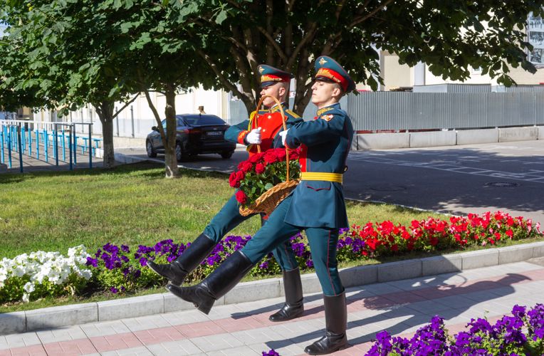 22 июня 2023 года в военном институте состоялся митинг, посвященный Дню памяти и скорби