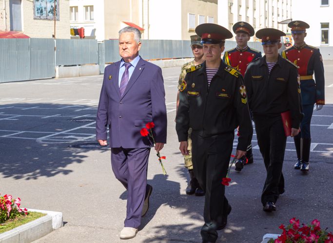 22 июня 2023 года в военном институте состоялся митинг, посвященный Дню памяти и скорби
