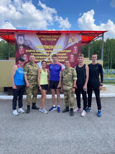 Военнослужащие военного института приняли участие в чемпионате Росгвардии по служебному биатлону