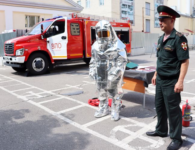 3 июля 2023 году в военном институте проведены занятия по требованиям безопасности в повседневной деятельности