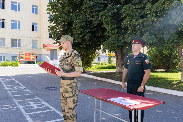 26 июля 2023 года в военном институте состоялся ритуал приведения к Военной присяге военнослужащих, проходящих военную службу по контракту