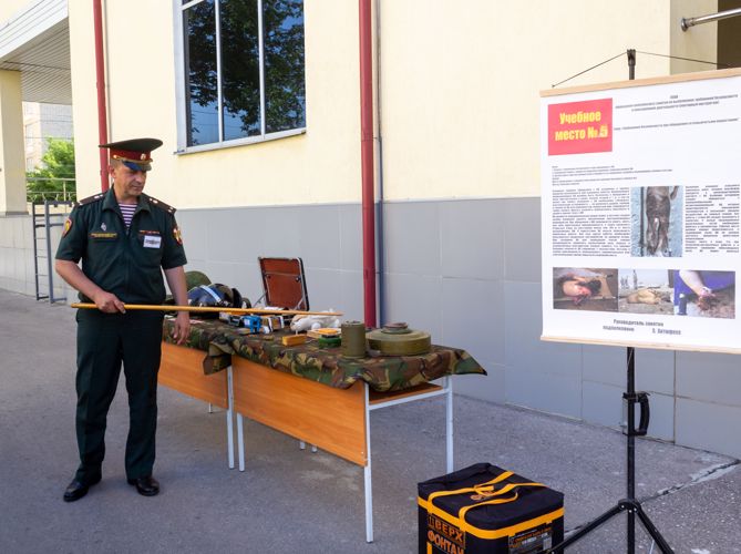 3 июля 2023 году в военном институте проведены занятия по требованиям безопасности в повседневной деятельности