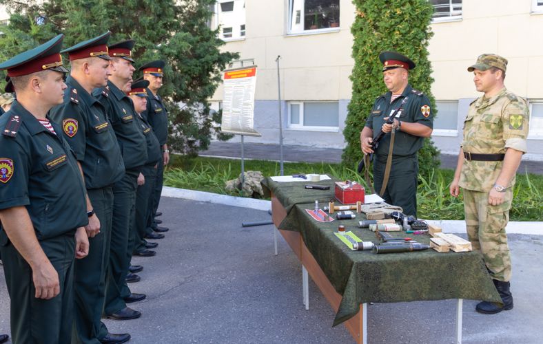 31 августа 2023 году в военном институте проведены занятия по требованиям безопасности в повседневной деятельности