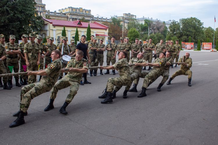 13 августа 2023 года в военном институте прошел спортивный праздник