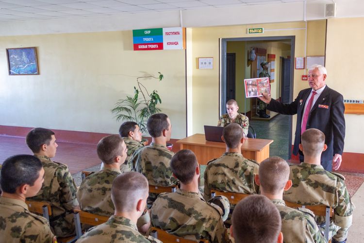 22 августа 2023 года в военном институте проведена беседа с курсантами 1 курса