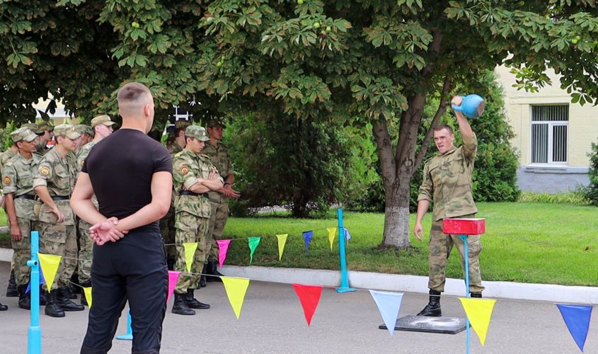 13 августа 2023 года в военном институте прошел спортивный праздник