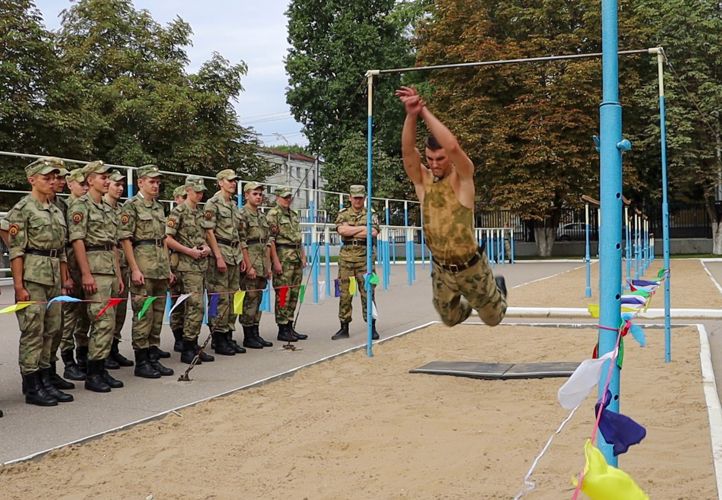 13 августа 2023 года в военном институте прошел спортивный праздник