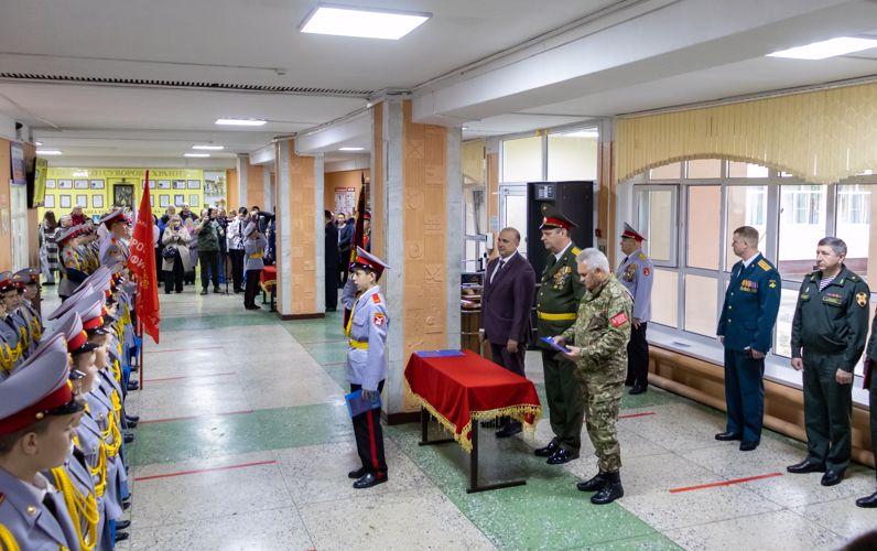 21 октября 2023 года военнослужащие военного института посетили школу-интернат № 2 им. В. В. Талалихина