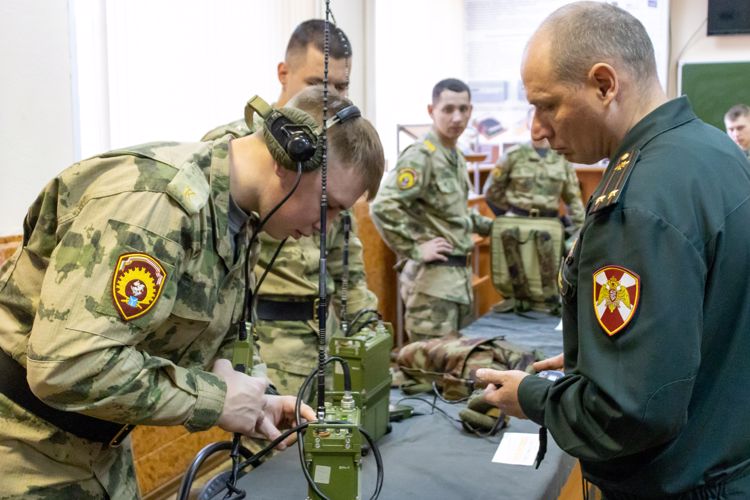 22 октября 2023 года в военном институте состоялись соревнования по связи