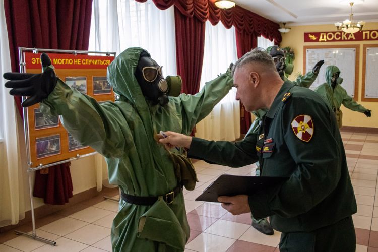 12 ноября 2023 года в военном институте состоялись соревнования по РХБЗ