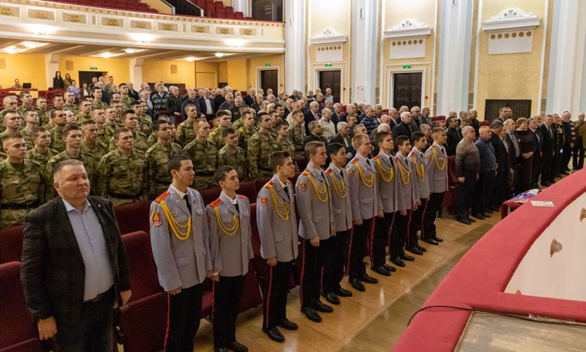 20 ноября в военном институте состоялось торжественное собрание, посвящённое Дню ветеранов войск правопорядка