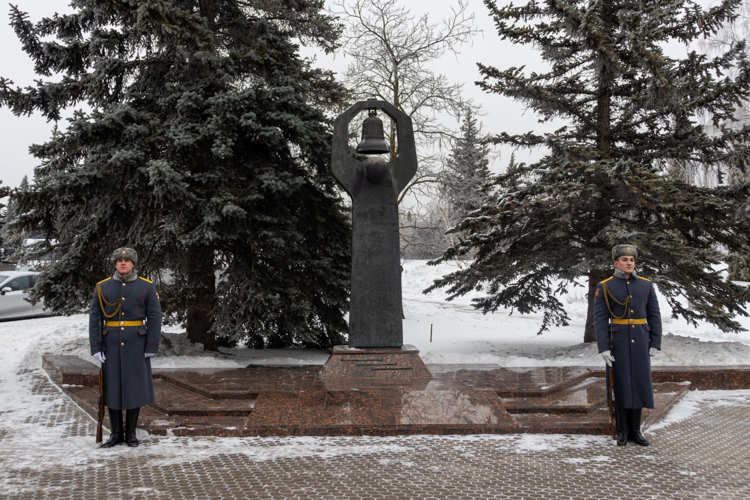 9 декабря 2023 года личный состав военного института принял участие в городском мероприятии «День Героев Отечества»