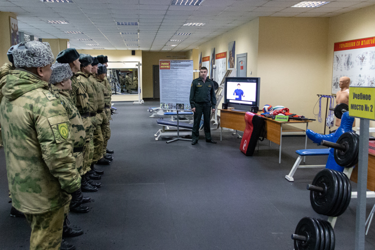 11 января 2024 года в военном институте проведены занятия по требованиям безопасности в повседневной деятельности