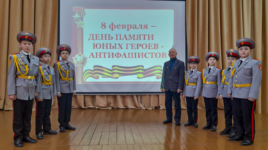8 февраля 2024 года ветераны военного института провели Урок мужества