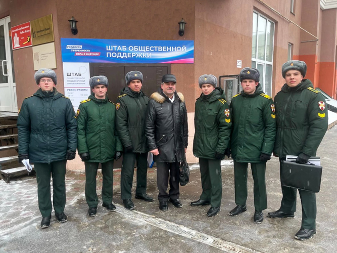 12 февраля 2024 года военнослужащие военного института приняли участие в межведомственном круглом столе