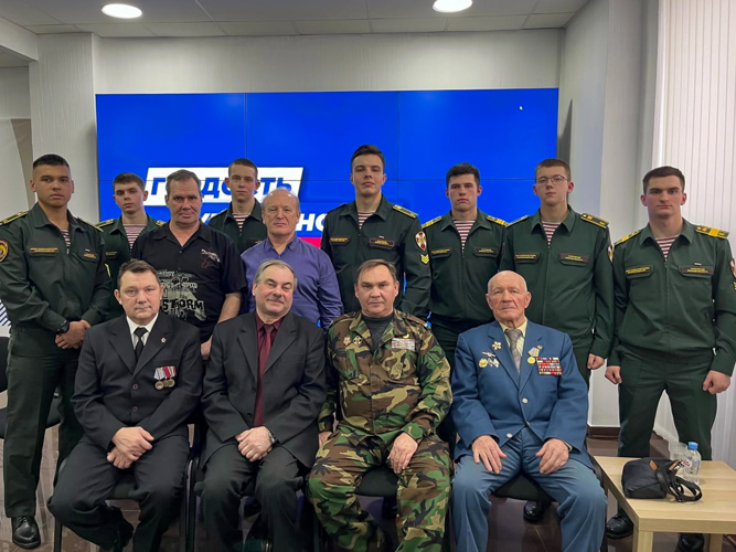 12 февраля 2024 года военнослужащие военного института приняли участие в межведомственном круглом столе