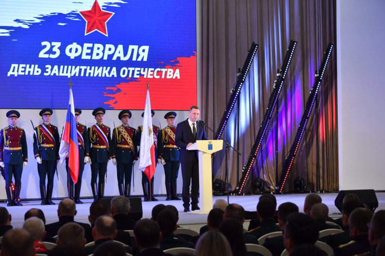 22 февраля 2024 года личный состав военного института принял участие в торжественном мероприятии, посвященном Дню защитника Отечества