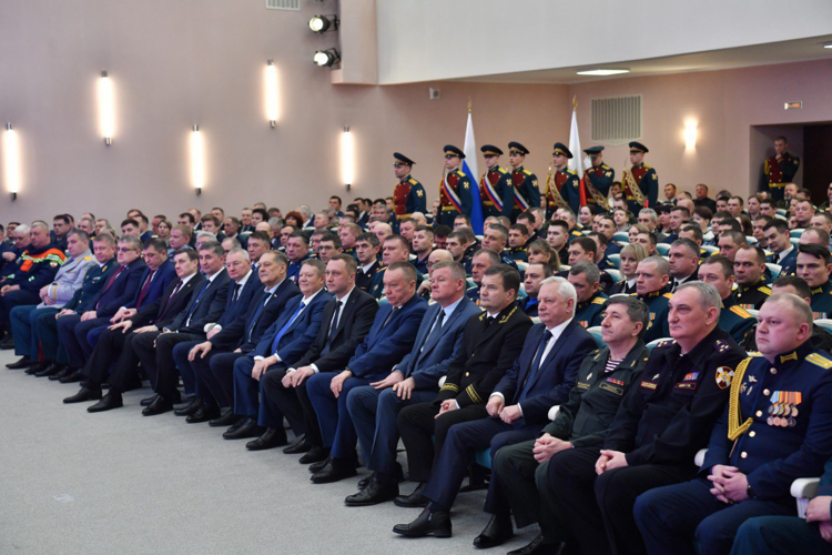 22 февраля 2024 года личный состав военного института принял участие в торжественном мероприятии, посвященном Дню защитника Отечества