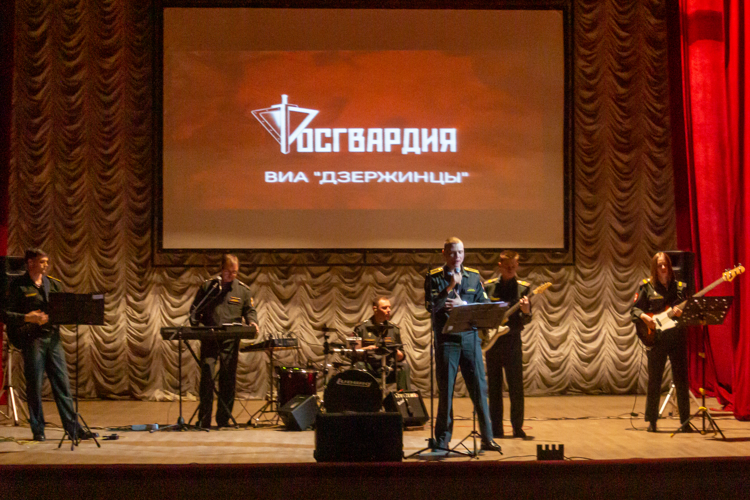 22 февраля 2024 года в военном институте проведен концерт для личного состава военного института