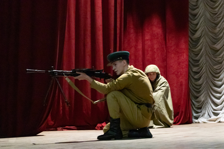 11 февраля 2024 года в военном институте прошел концерт для курсантов