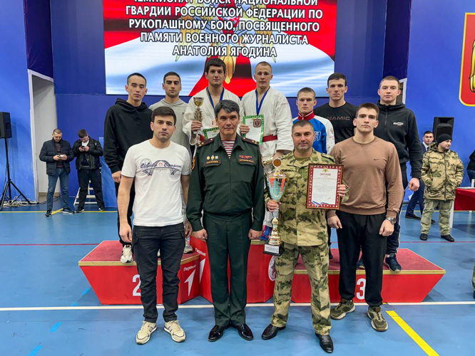С 13 по 16 февраля 2024 года военнослужащие военного института приняли участие в чемпионате Росгвардии по рукопашному бою