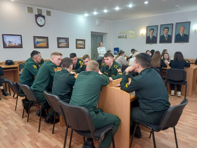 12 марта 2024 года военнослужащие военного института приняли участие в квизе