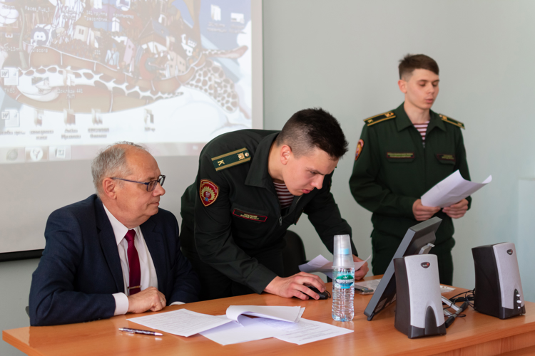 25 апреля 2024 года курсанты военного института приняли участие в XII Всероссийской научно-практической конференции